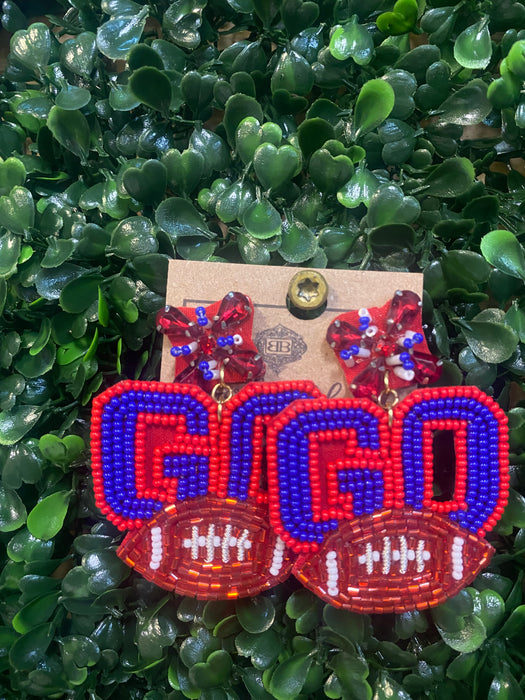 GO Beaded Earrings - 5 Colors!