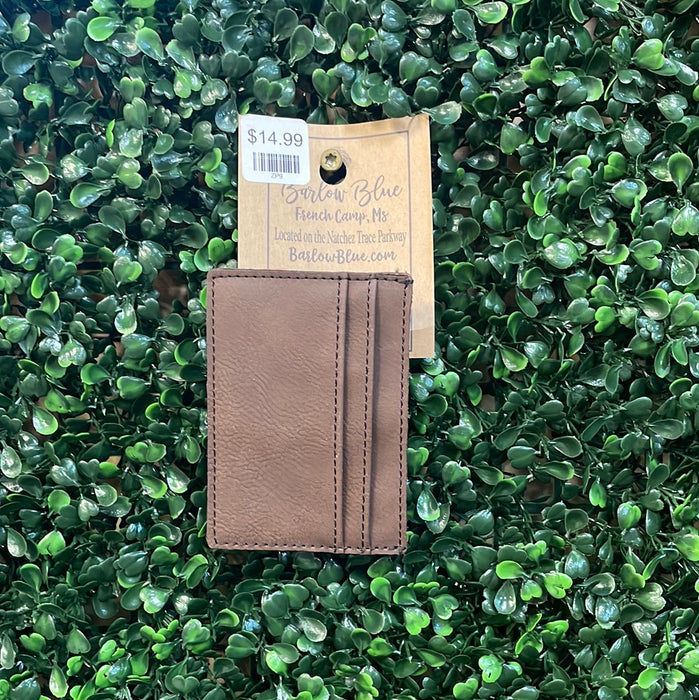 Men’s Credit Card Holder & Money Clip - Personalization Included!