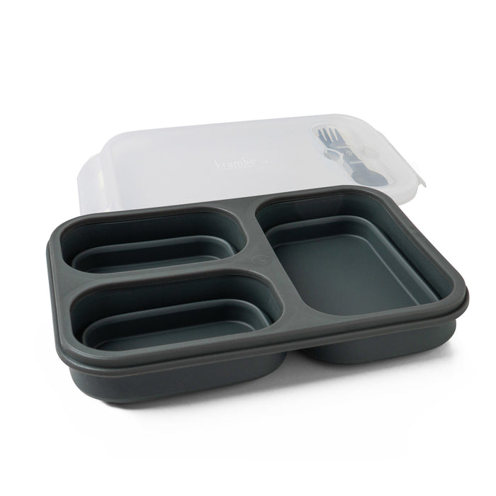 Krumbs Kitchen Collapsible Silicone Meal Prep Container & Utensil