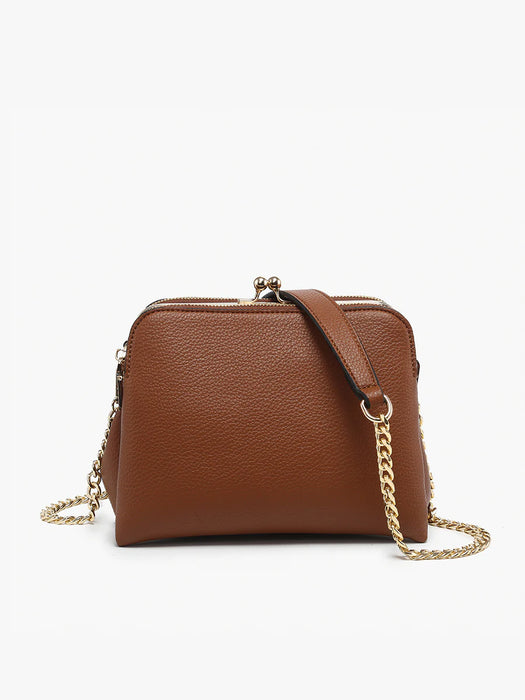 Kiva Snap Pouch Crossbody Purse - Available in Brown & Black