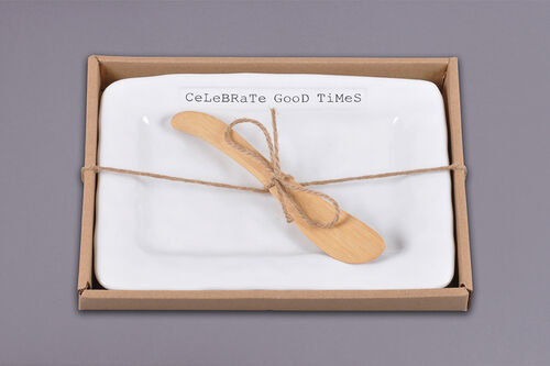 Celebrate Good Times Platter with Spreader