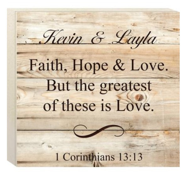 Personalized Wooden Wall Hanger. Can be personalized to say whatever you want.