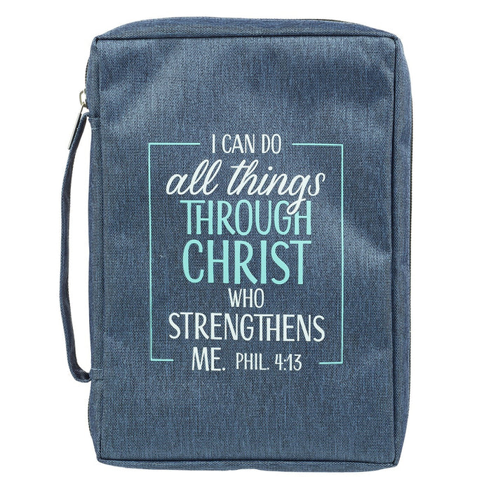 Poly-canvas Value Bible Cover (Scripture on front).