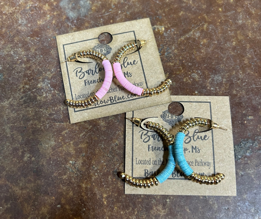 Take Risks Hoop Earrings - 2 Colors
