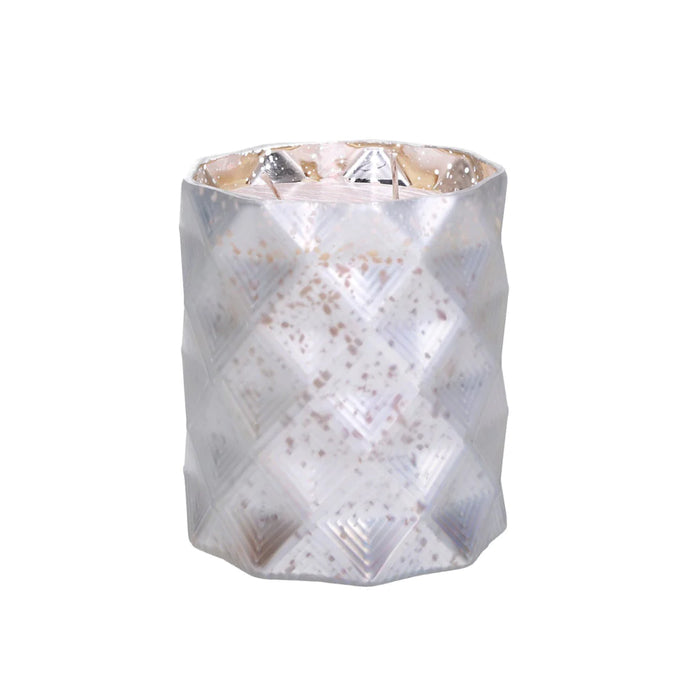 Sweet Grace Candle in a White Faceted Jar