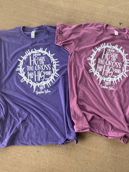 On His Mind Graphic Tee - 2 Colors!