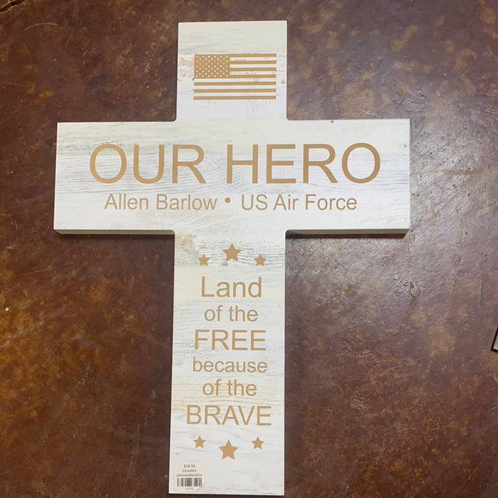 Personalized Cross. 5 Styles. Can say anything you want.