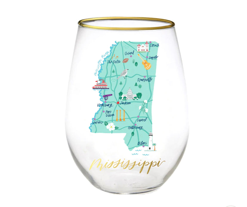 MS Stemless Wine Glass