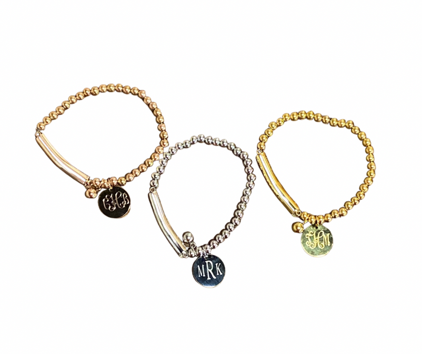 Circle Charm Bracelet - 3 Colors!