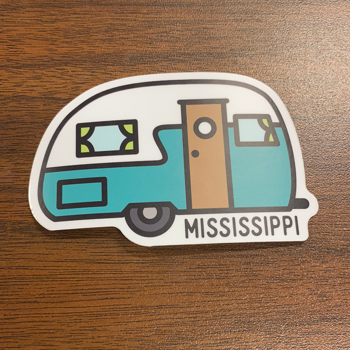 MS, Natchez Trace, French Camp STICKERS Assorted Designs 3.5"x2". Perfect for anything that will hold a sticker!
