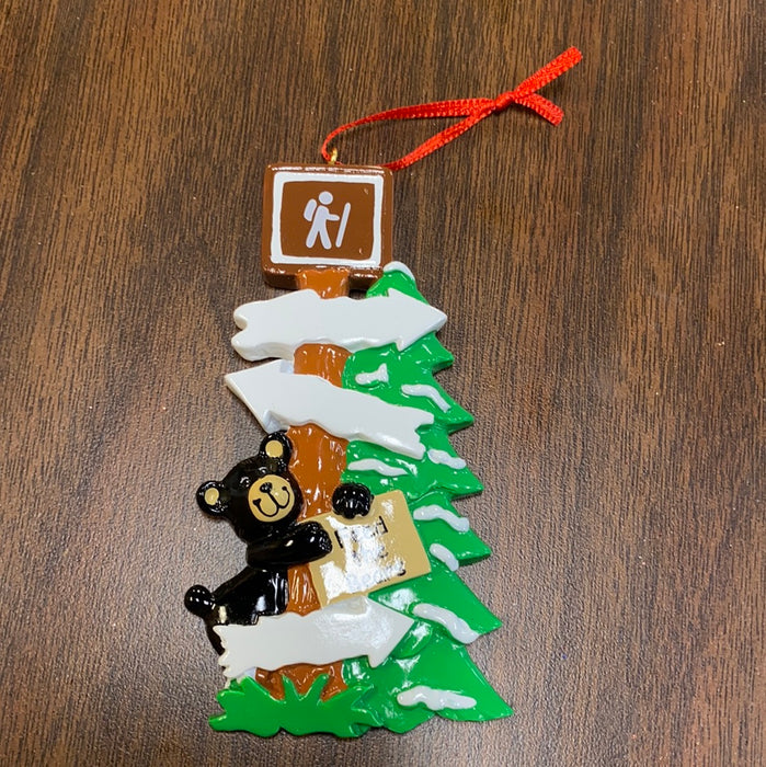 Feed the Bears. Personalized Ornament.