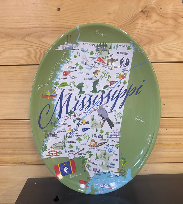 Mississippi Platter 16”