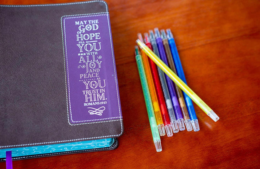 NIV Beautiful Word Coloring Bible & Pencil Gift Set