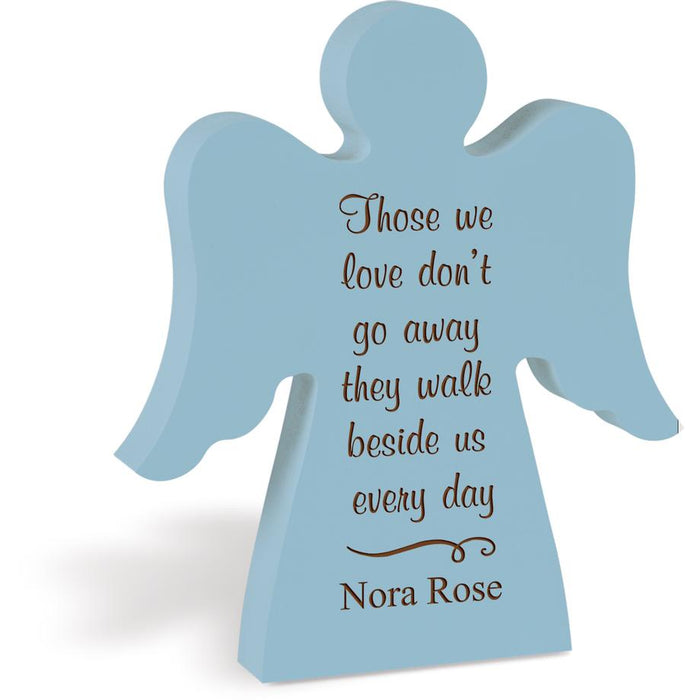 Wooden Angel. Comes Blank.  Can be personalized to say whatever you want.