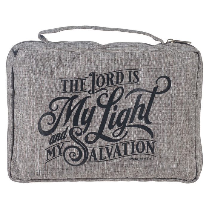 My Light and Salvation Gray Bible Cover