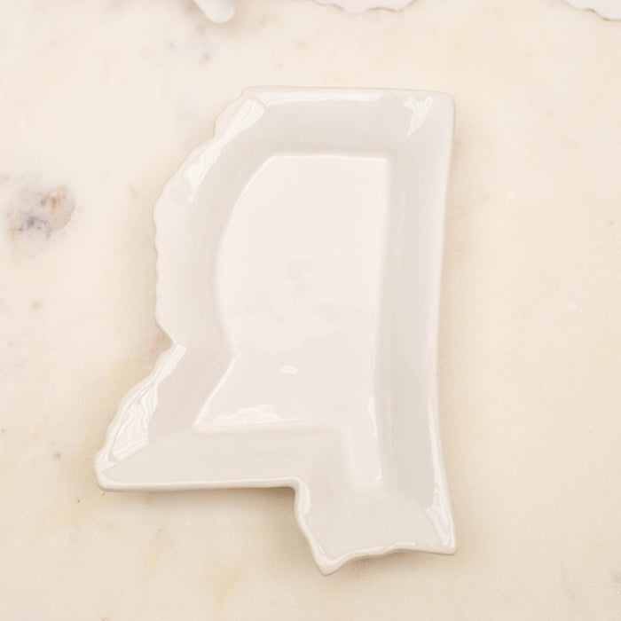 Mississippi Shaped Tidbit Dish