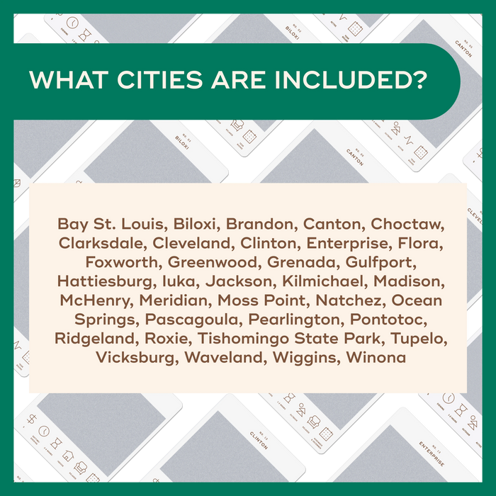 Mississippi Adventure Surprise Scratch Off Bucket List