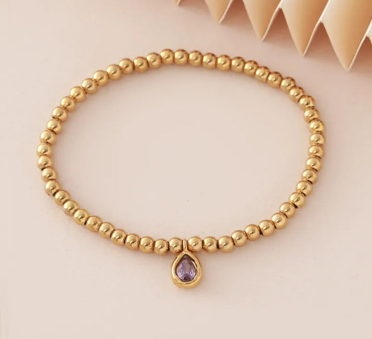 The Aura Drop Birthstone Bracelets (Waterproof)