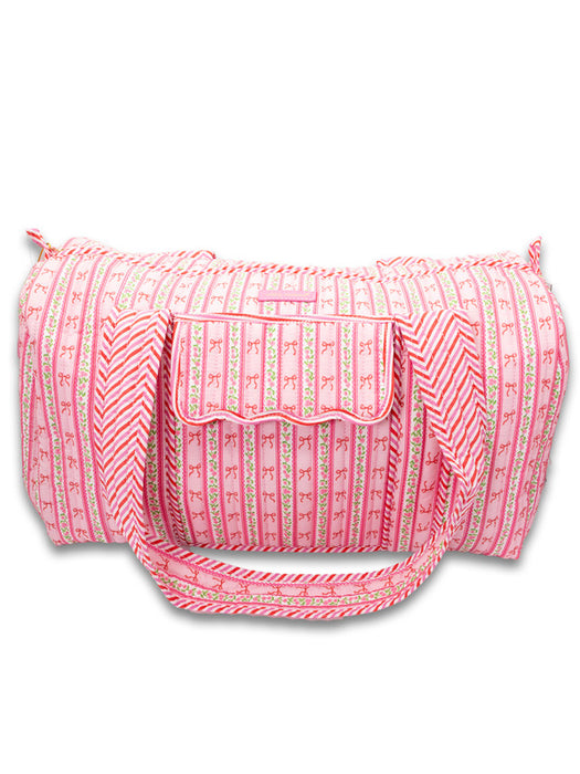 Quilted Duffle by Simply Southern.  Pink Bows or Black Bows