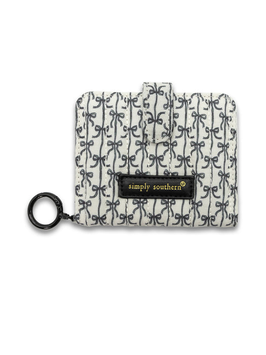 Quilted ID Wallet by Simply Southern.  Pink Bows or Black Bows