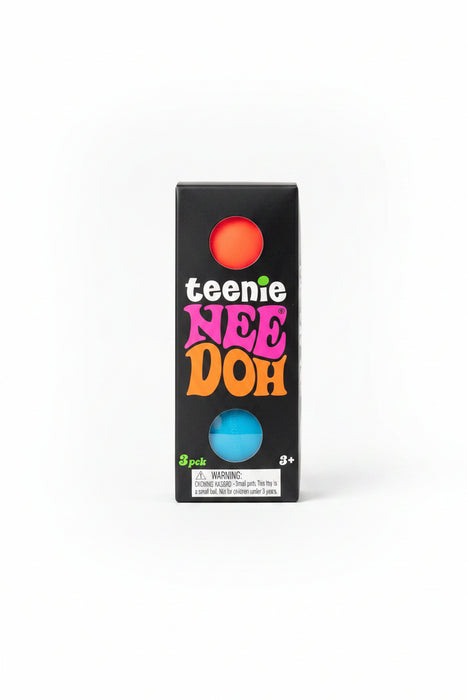 Teenie NeeDoh Squish Ball Small Groovy Glob - Set of 3 Squish Balls.