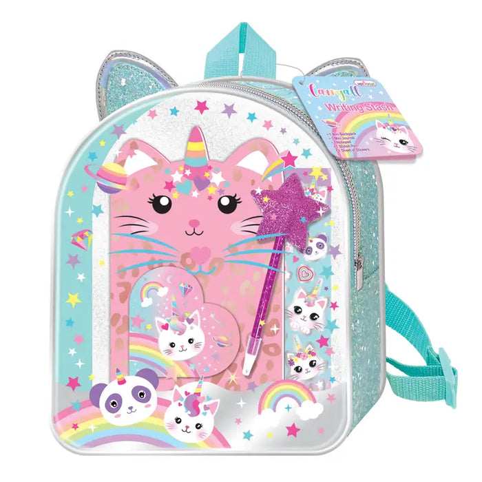 Caticorn Carry All Writing Stash Backpack