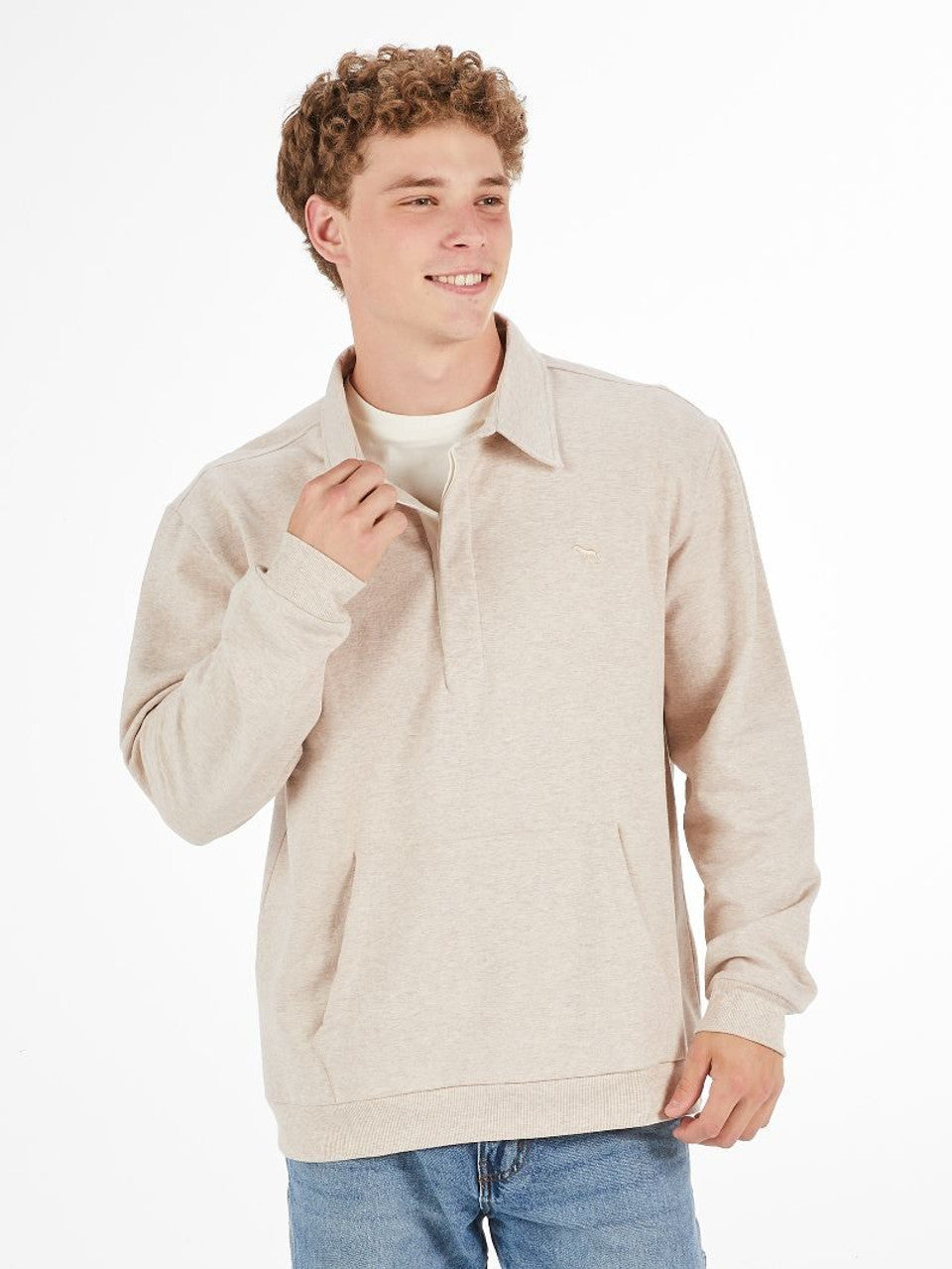 Cream Collard Pullover by Simply Southern — Barlow Blue
