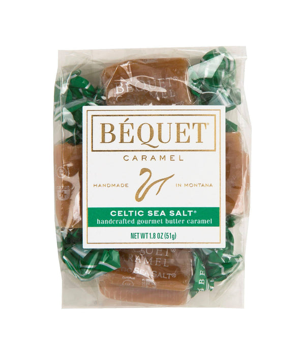 Béquet Gourmet Caramel 1.8 oz Grab & Go Bag.  Celtic Sea Salt Flavor