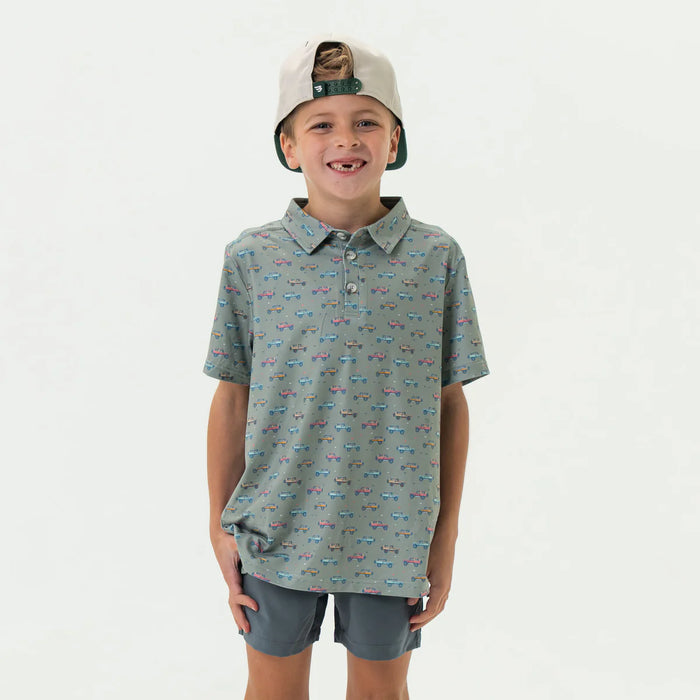 TODDLER/YOUTH Burlebo Vintage Cruiser Performance Polo