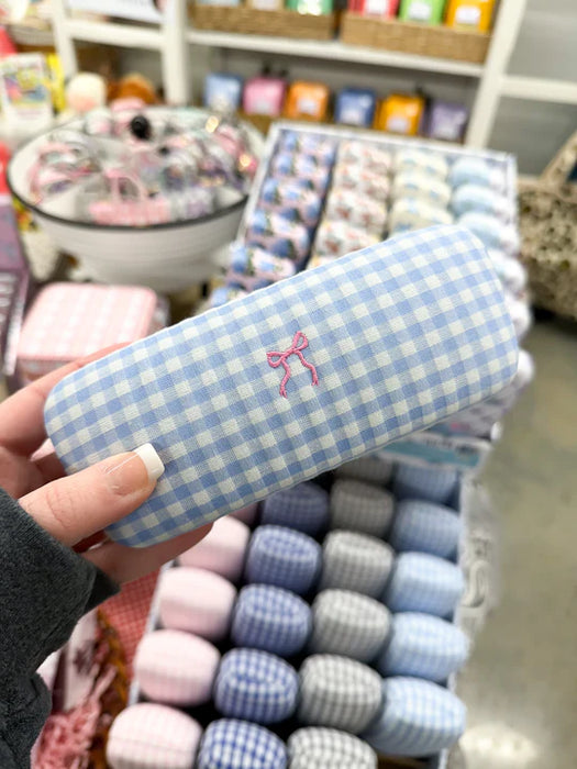 Gingham Eye Glasses or Sunglasses Case by Simply Southern.