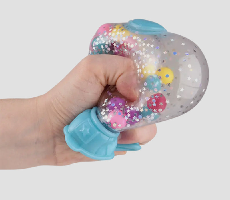 Squeezy Bead Gumball Machine Fidget 3.5"
