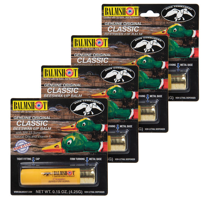 Balmshot & Duck Commander Beeswax SPF Lip Balm in a Bullet
