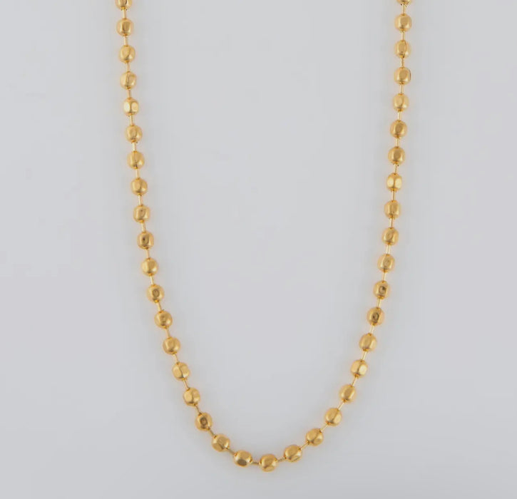 Waterproof Gold 16” Ball Chain Necklace