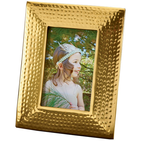 Gold Hammered (4x6) Picture Frame