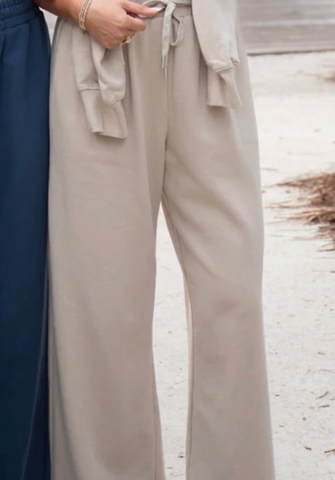 Adult Sand / Beige Lulu Mac Terry Cloth Pants.  THESE PANTS ARE OVERSIZED.  I sized down one size.  30% OFF!