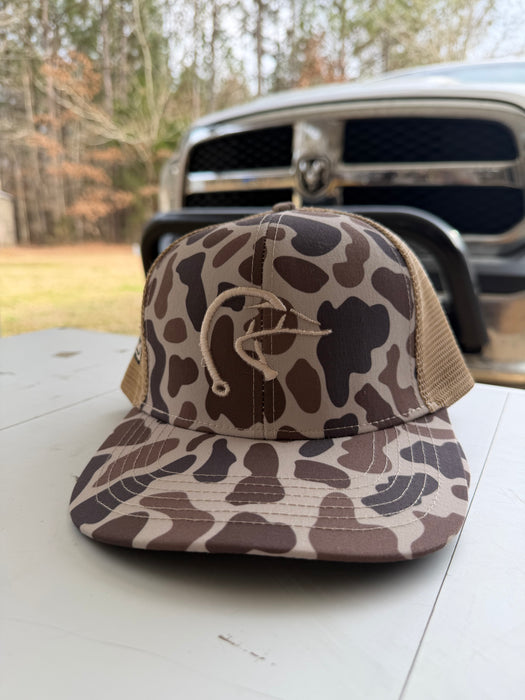 Embroidered Duck Head with Antler & Hook Hats - Multiple Styles Available!