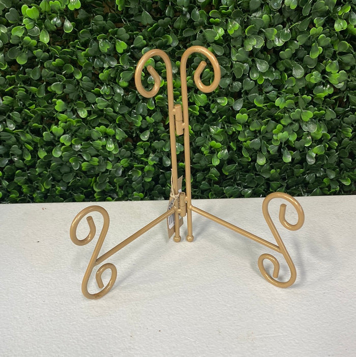 Folding Gold Easels with Scroll Ends - 3 Sizes!