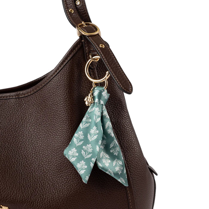 Forget Me Nots Satin Keychain