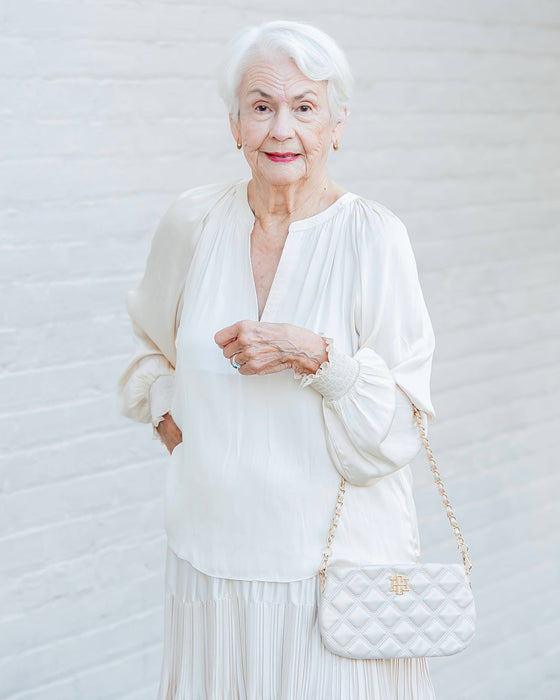 Livi Crossbody Pearl Purse by Caroline Hill