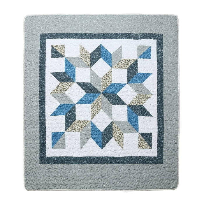 Virah Bella "Starry Elegance" Quilted Throw Blanket