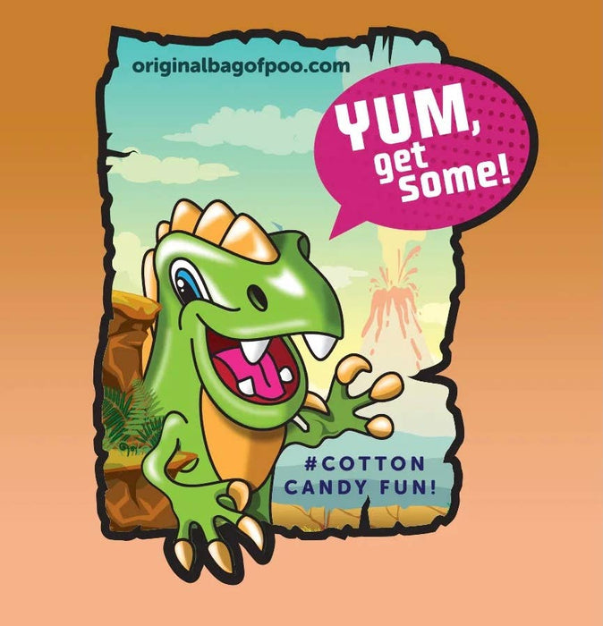 Dinosaur Cotton Candy "Poo"