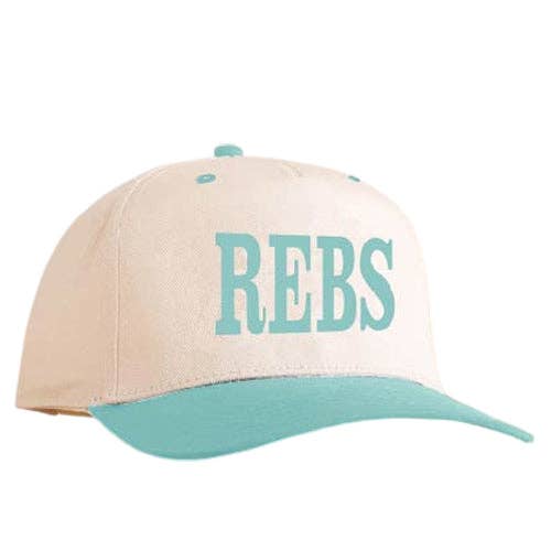 REBS Embroidered Hat in Light Blue