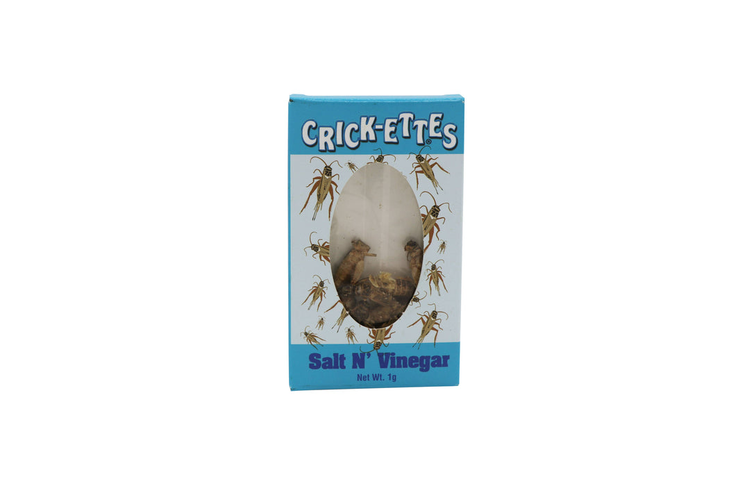 Crick-ettes Freeze Dried Flavored Crickets.  The perfect gag gift or dare.  Yes, they are really edible!