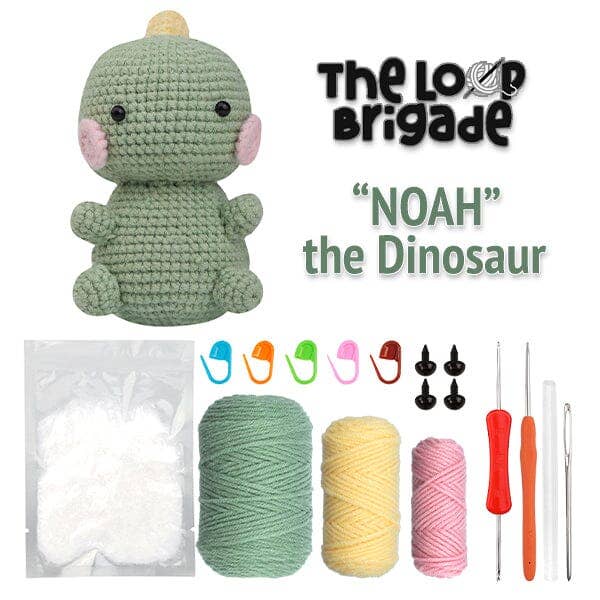 The LOOP Brigade: DIY Mini Crochet Plush Toy Complete Kit For Beginners - Bogart the Frog