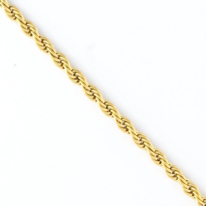 Twisted Chain Necklace Gold L: 18"