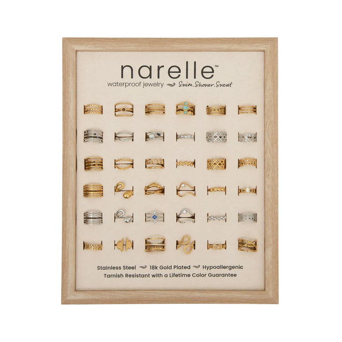 Waterproof Adjustable Rings.  Gold & Silver - 36 Styles Available!