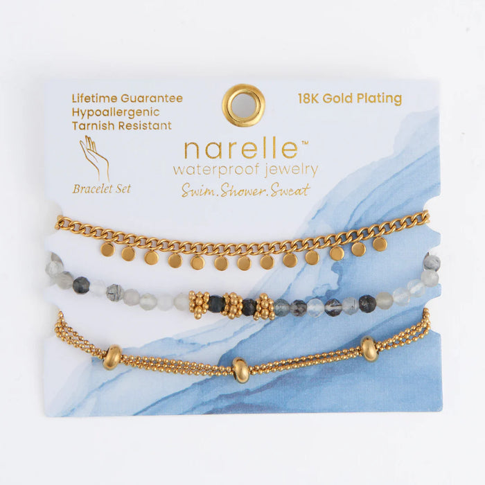 Narelle Waterproof Beaded Chain Bracelet