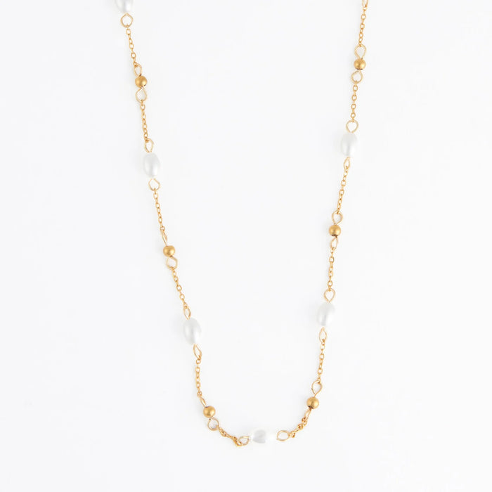 Narelle Waterproof Pearl and Bead Station-Gold