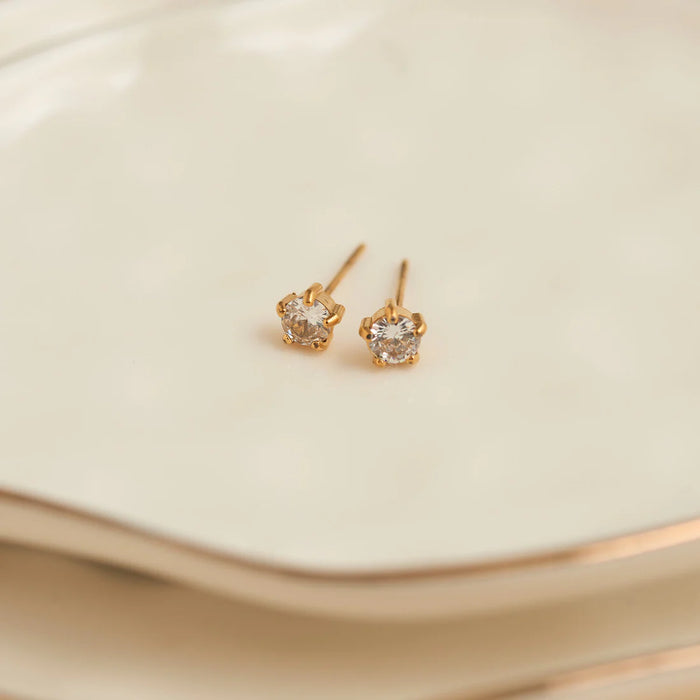 Narelle Waterproof 4mm Round Cubic Zirco Stud
