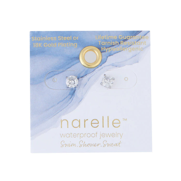 Narelle Waterproof 5mm Round Cubic Zirco Stud